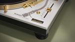 Technics SL-1200M7G-W 55th Anniversary Gold Edition Direct Drive Turntable, 78 RPM with White Finish