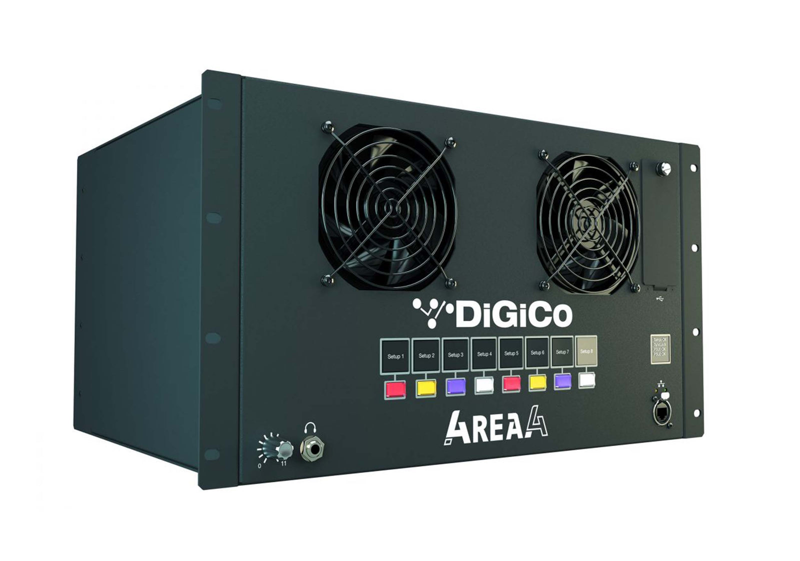 DiGiCo X-A-4REA4, 128x48+8 DSP Audio Processing Rack