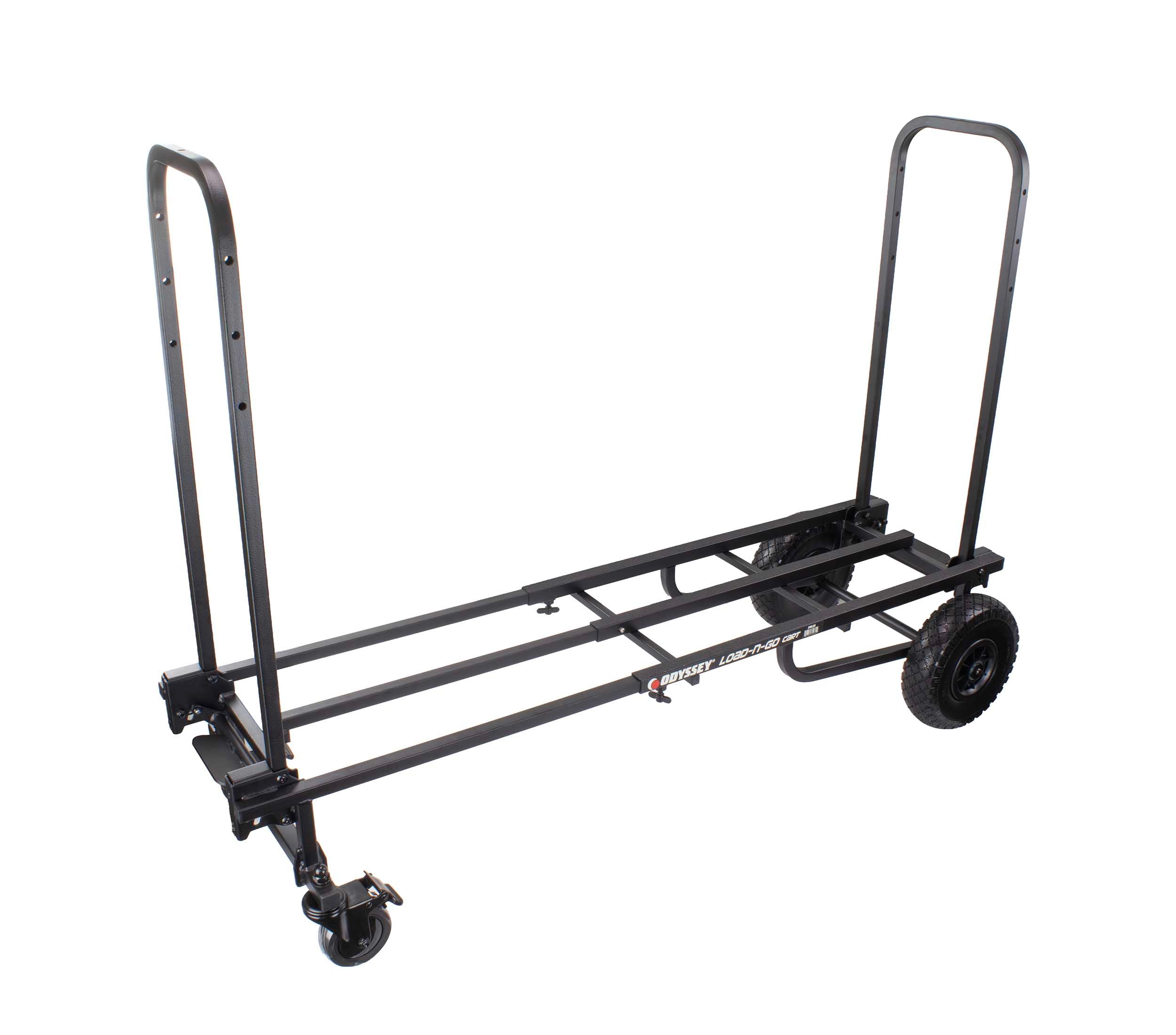 Odyssey EMLG8 Load-N-Go Pro 500 lbs Capacity Convertible Equipment Cart
