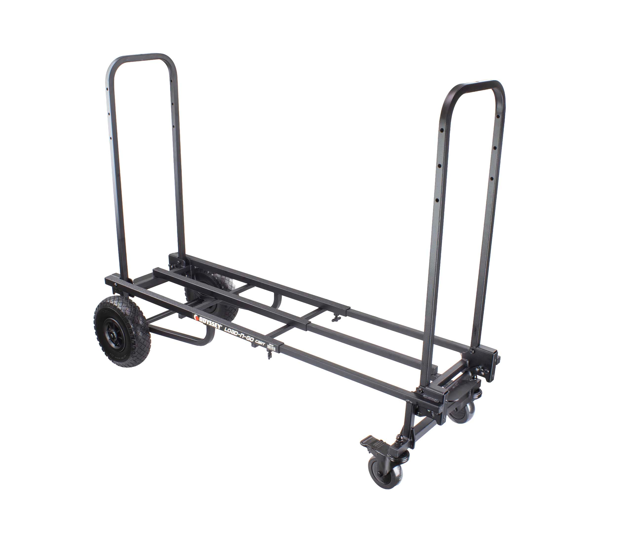 Odyssey EMLG8 Load-N-Go Pro 500 lbs Capacity Convertible Equipment Cart