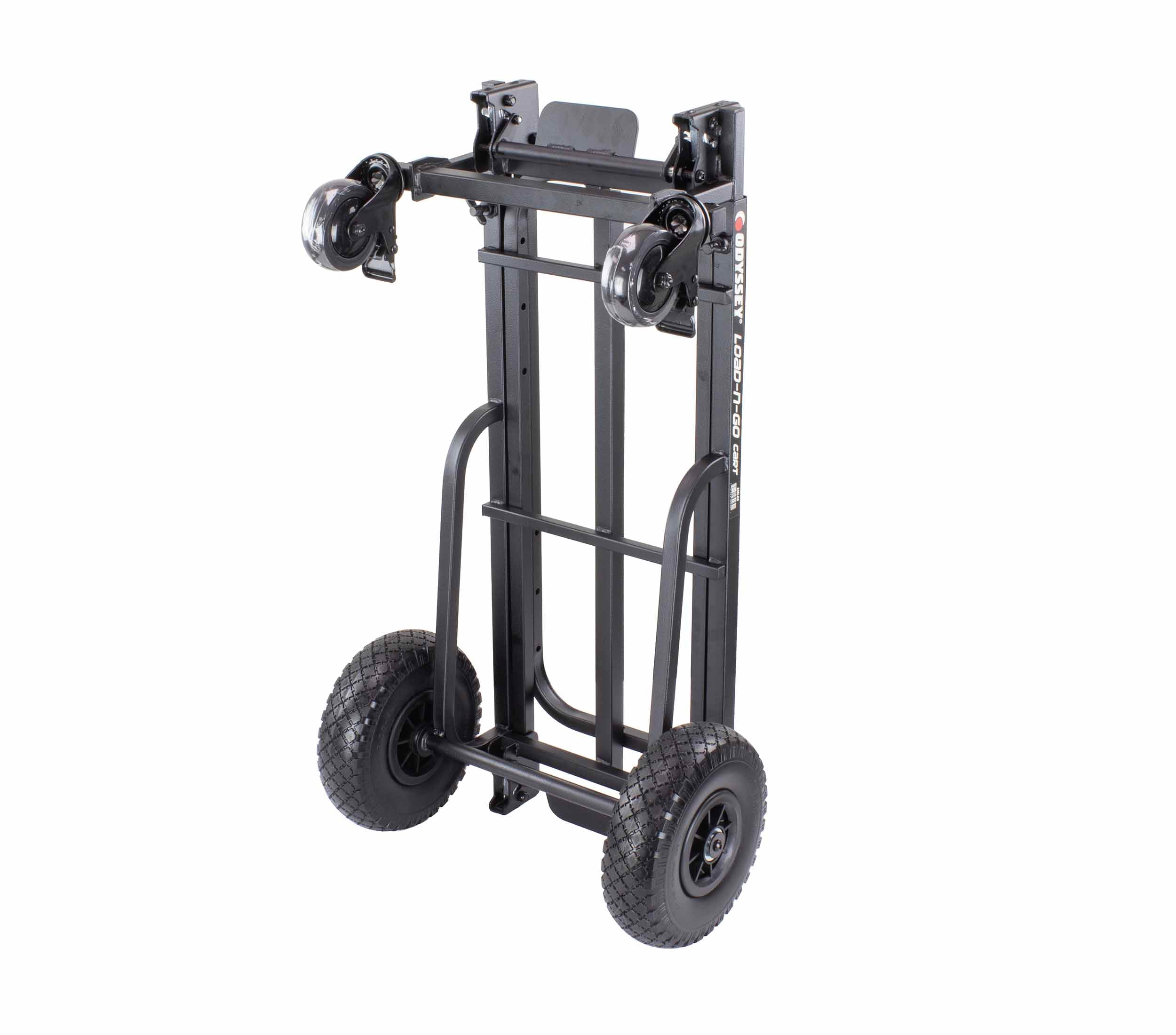 Odyssey EMLG8 Load-N-Go Pro 500 lbs Capacity Convertible Equipment Cart