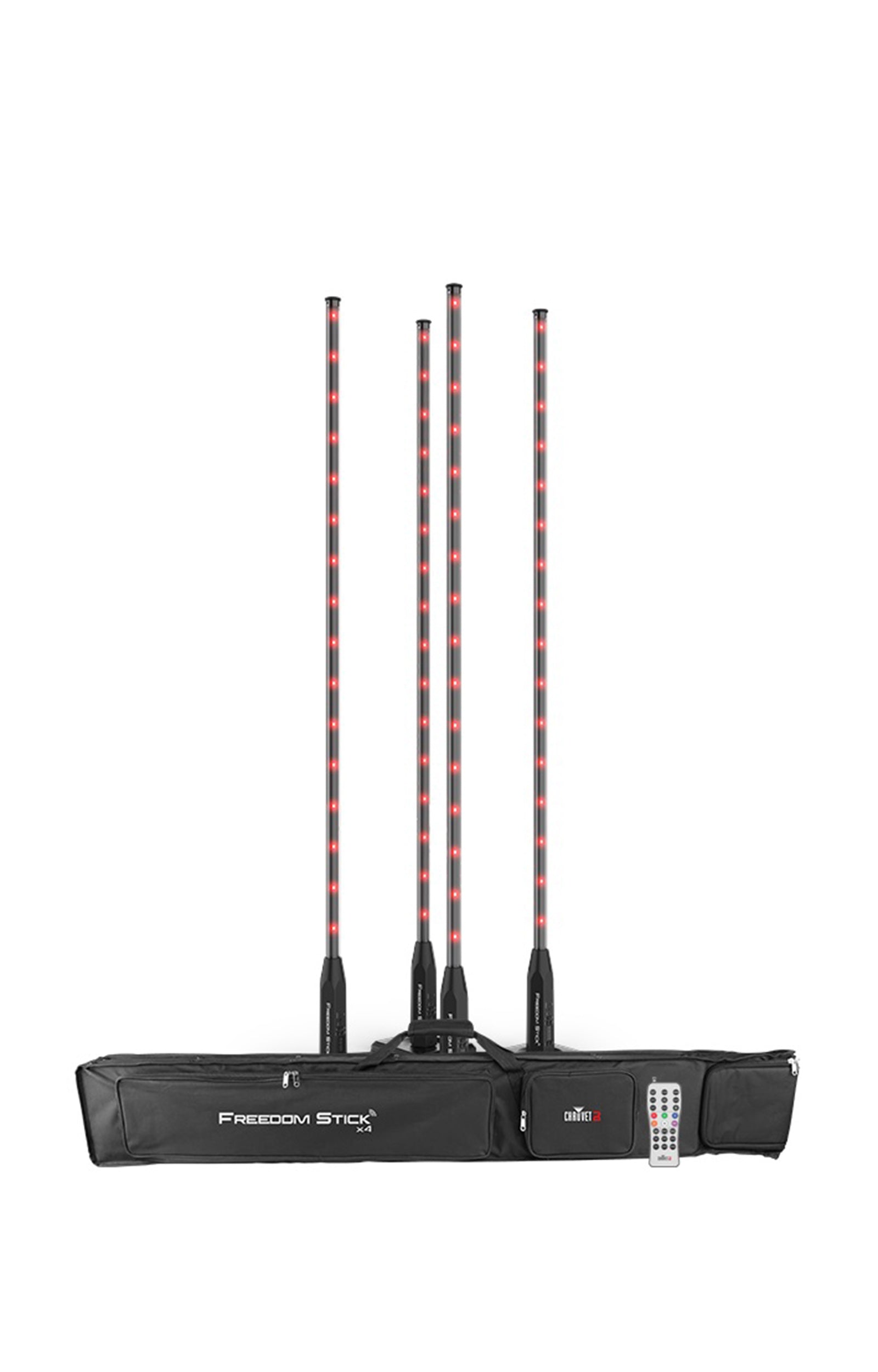 Chauvet DJ Freedom Stick X4 Wireless Battery LED Tube - 4-Pack