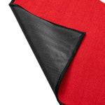 Gator Drum Rug Black, Red and White 78” x 66”