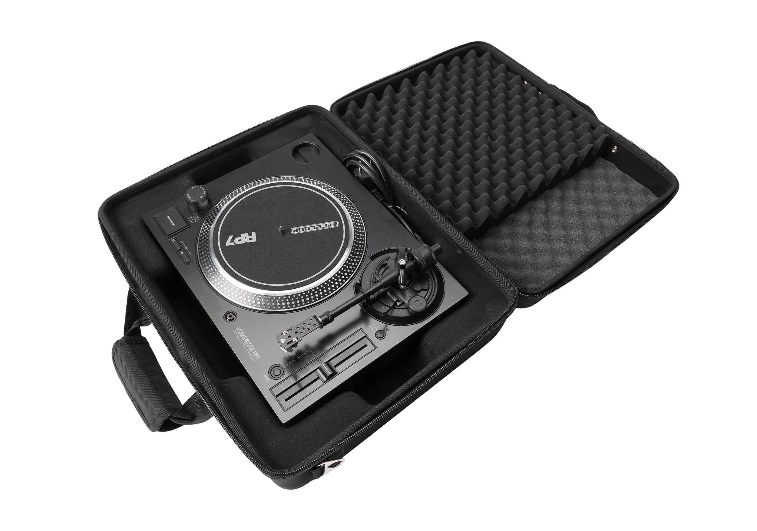 Magma MGA48064 Hard-Shell Carrying Case for Reloop RP7 Turntable with Shoulder Strap