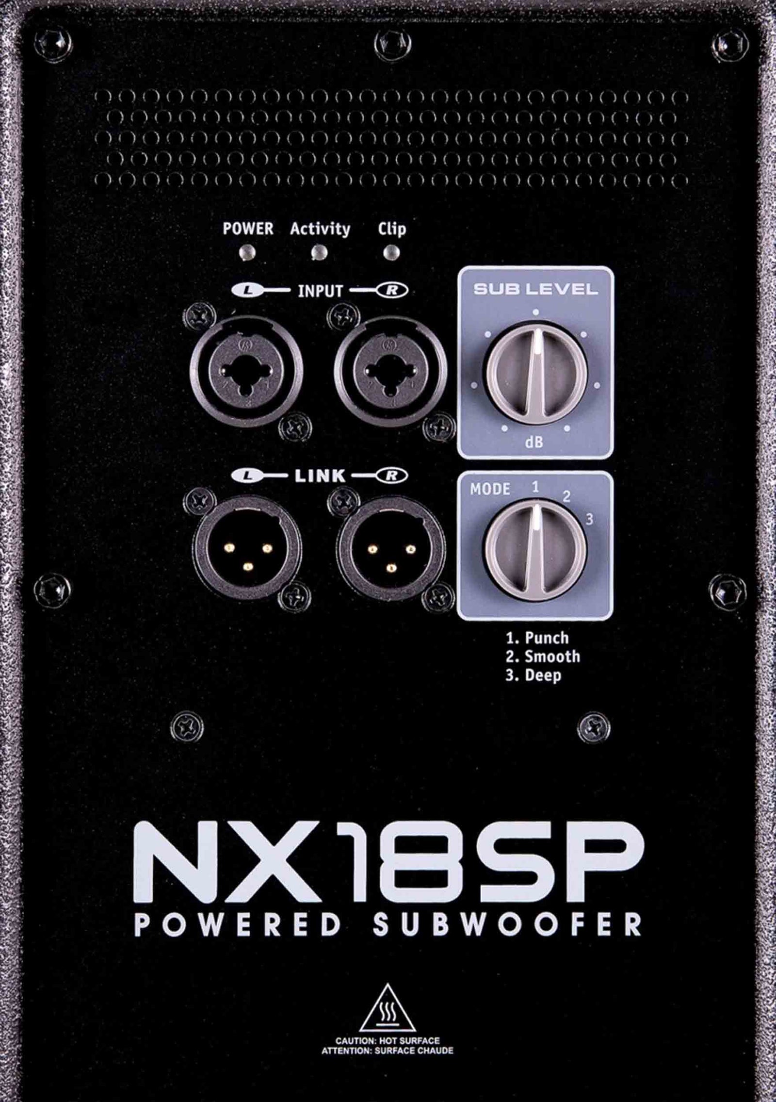 Yorkville Sound NX18SP 2400W 18" Powered Subwoofer with Class D Amplification