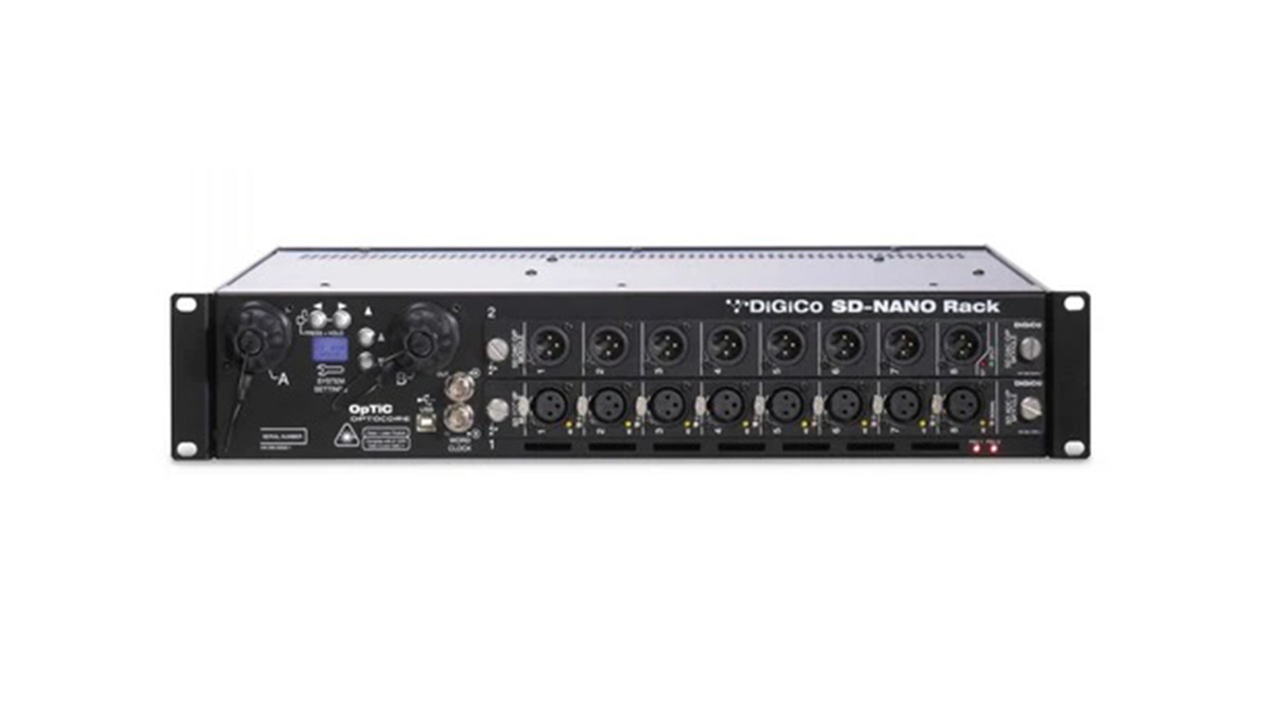 DiGiCo X SDRN OP, SD Nano Rack Stage Box with Multi Mode HMA Optocore