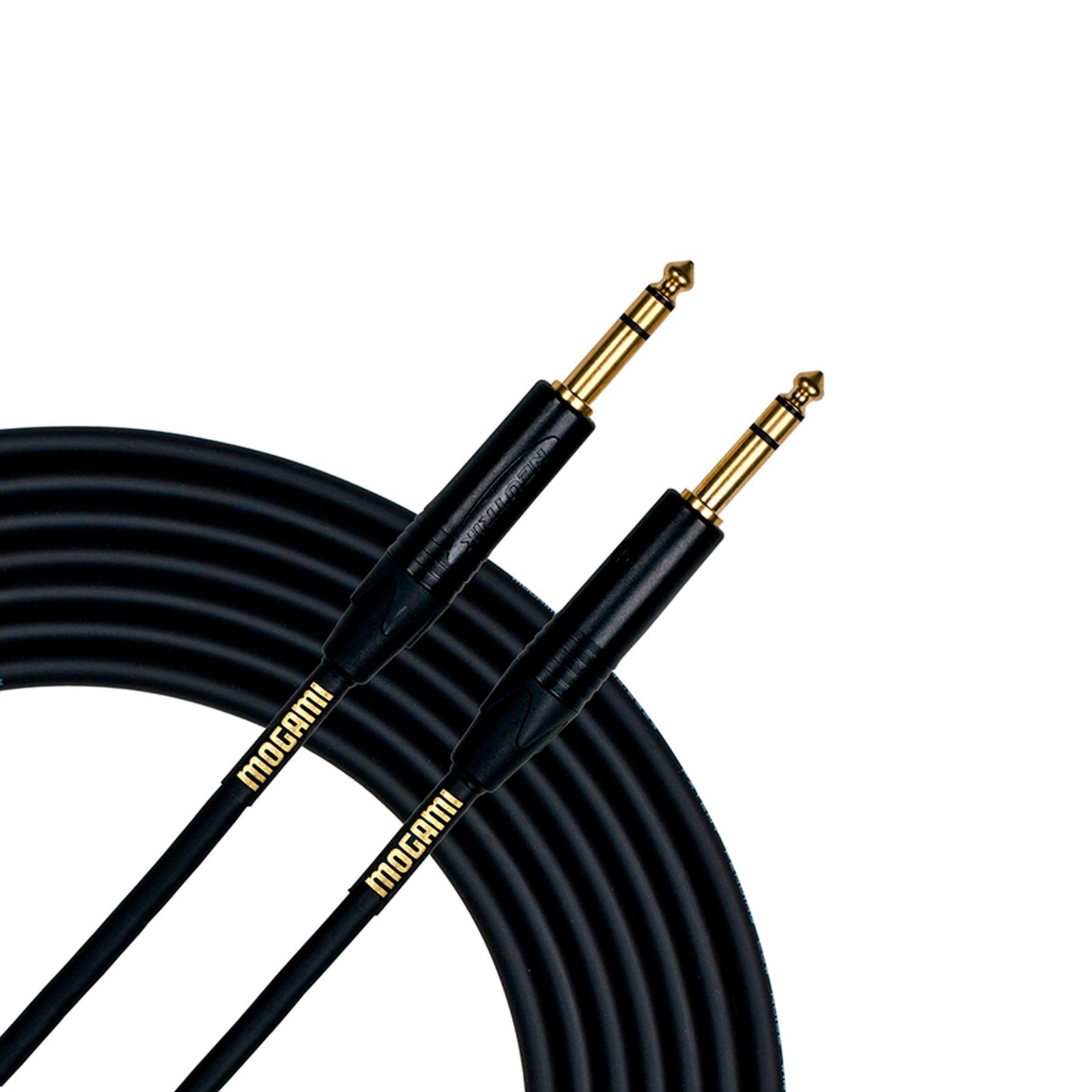 Mogami Gold TRS-TRS-03 Balanced 1/4-inch TRS Male to 1/4-inch TRS Male Patch Cable - 3 foot