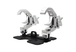 Odyssey LAC26FQLBP Dual Snap Dual Clamp with Mounting Plate for 2" Tube - 330 lbs