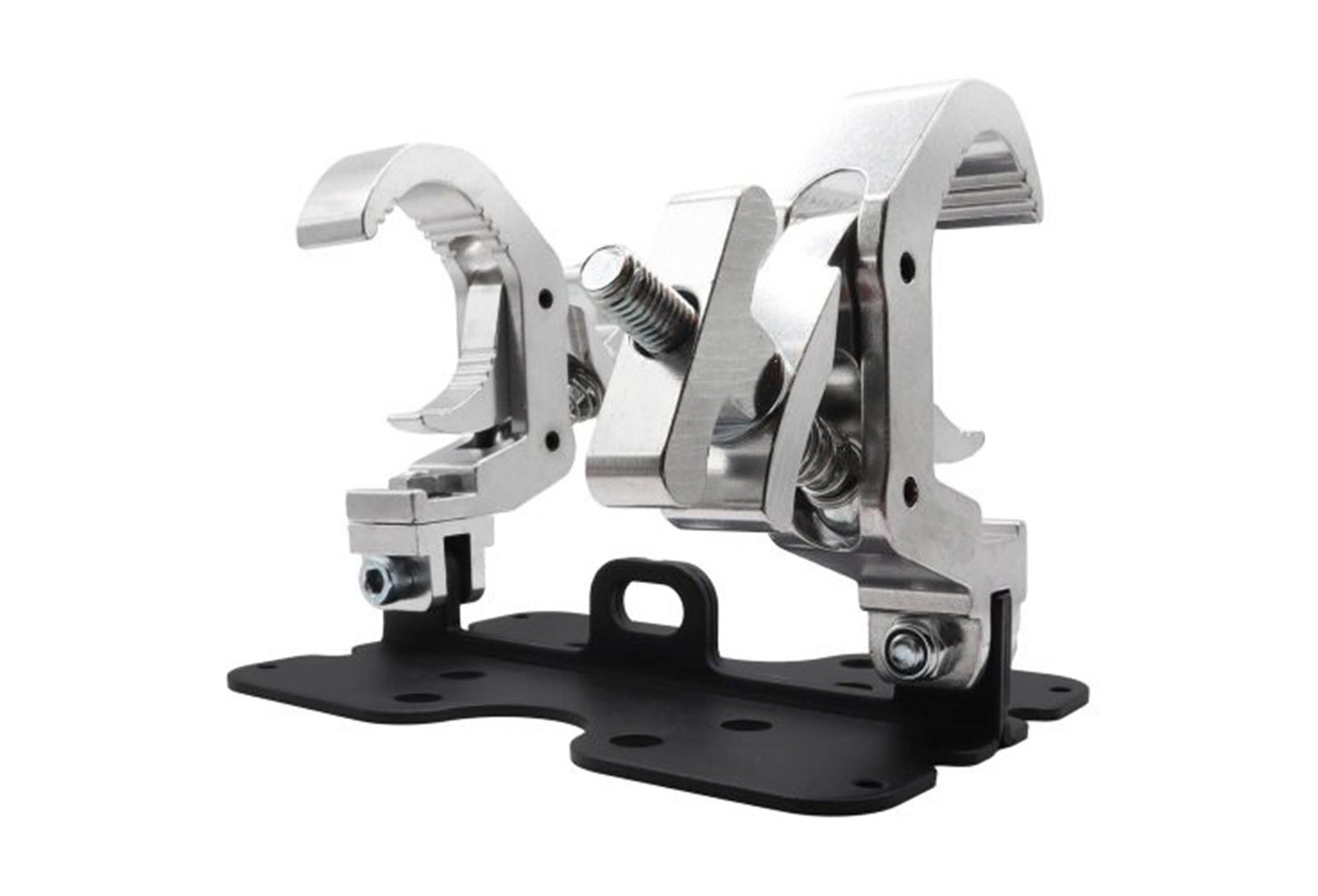 Odyssey LAC26FQLBP Dual Snap Dual Clamp with Mounting Plate for 2" Tube - 330 lbs