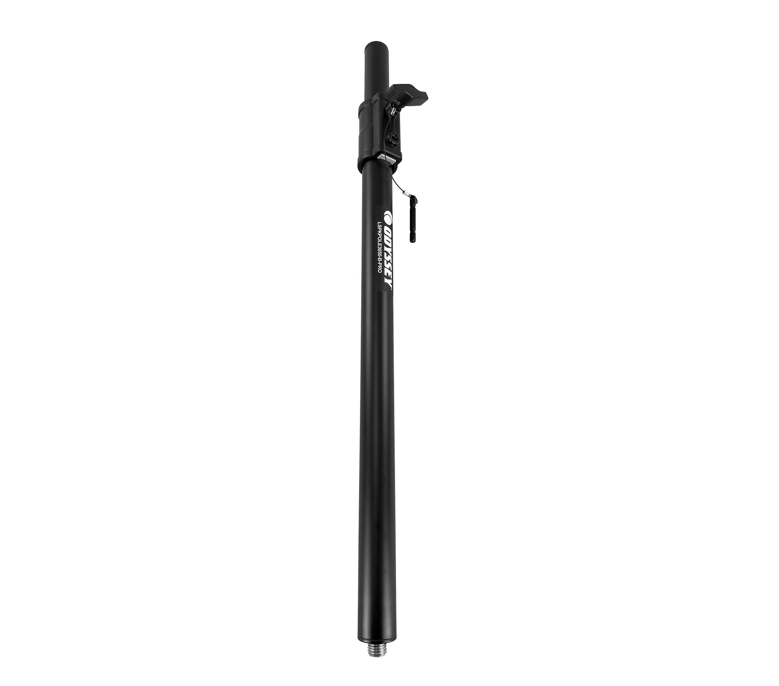 Odyssey LSPKPOLE3050-B-PRO, 30-50" Adjustable Subwoofer Pole with M20 Threaded Mount - Black