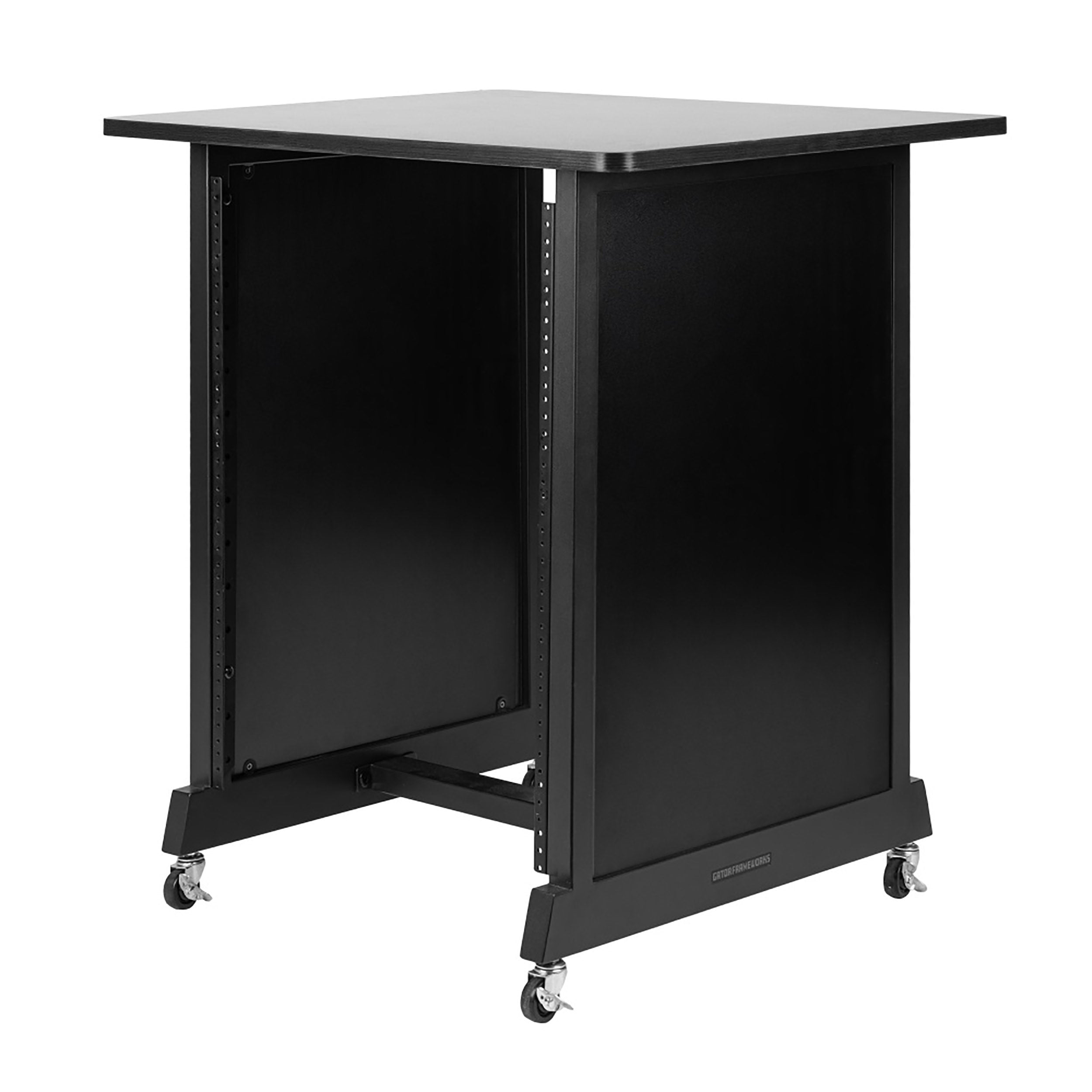Gator RI-STRK-14U-BLK Wood Rack Cabinet 14 RU Black