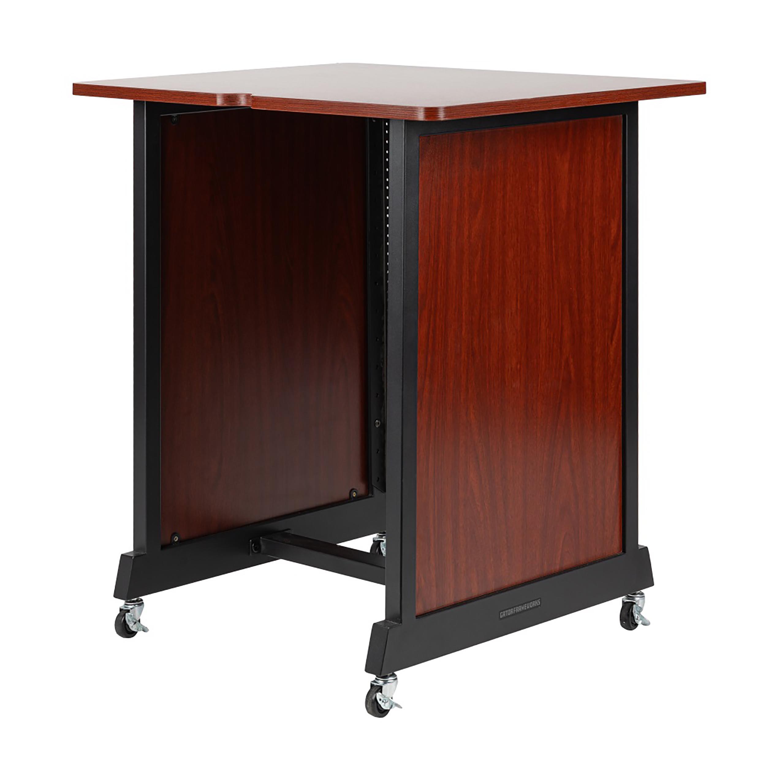 Gator RI-STRK-14U-CH Wood Rack Cabinet 14 RU Cherry