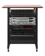 Gator RI-STRK-14U-CH Wood Rack Cabinet 14 RU Cherry