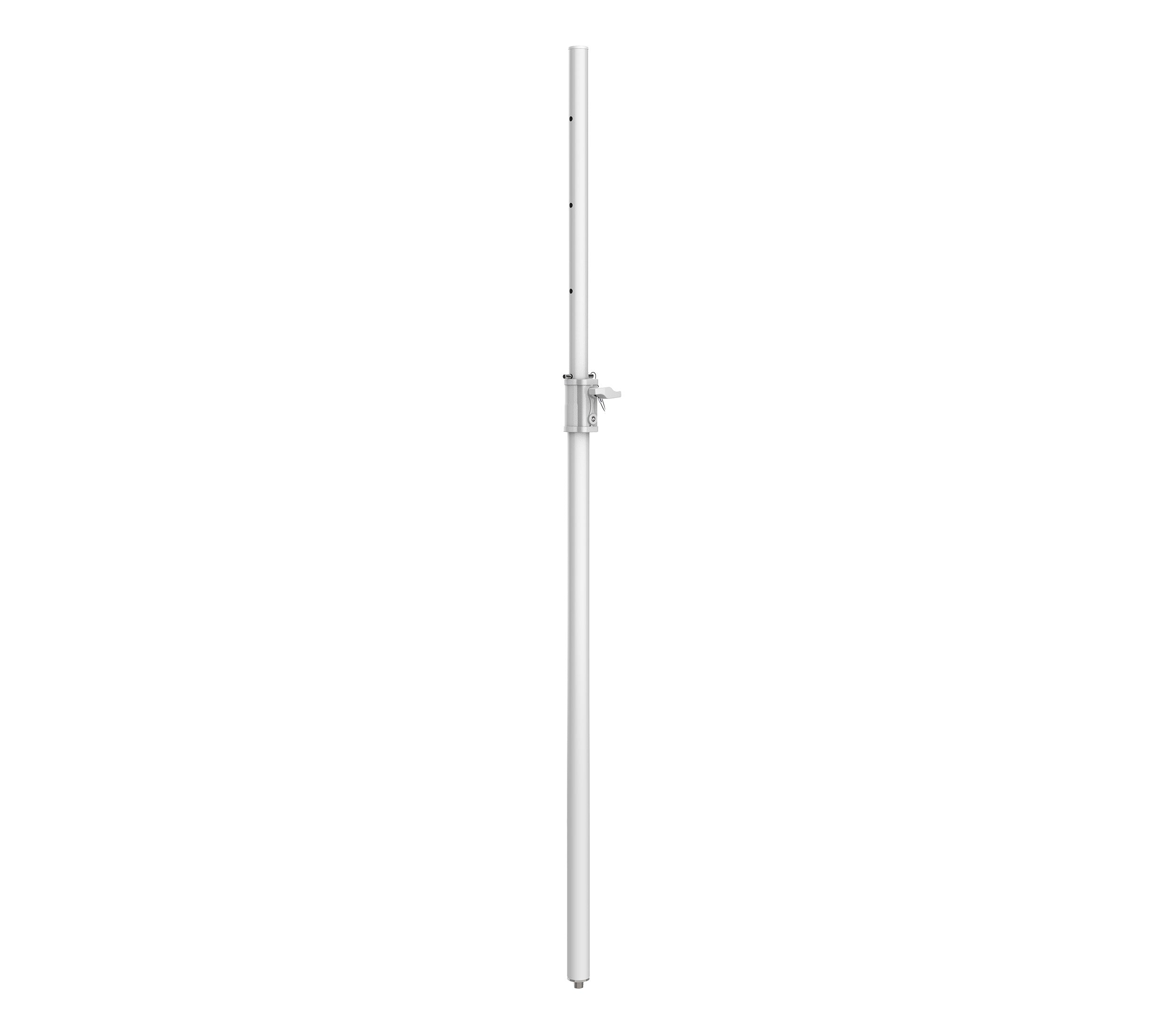 Odyssey LSBP080POLE-W, 80" Adjustable Speaker Pole with 7 Height Positions - White
