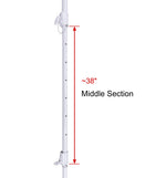 Odyssey LSBP120POLE-W, 120" Long Lighting Pole - White