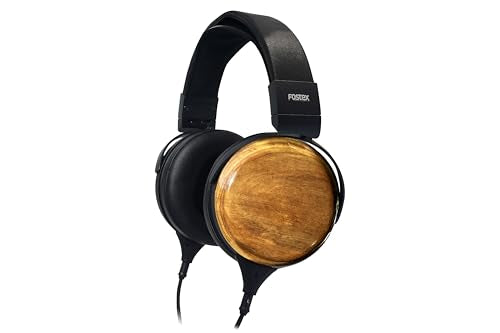 Fostex TH810 Premium Closed-Back Headphones with Solid Acacia Wood Housing by Fostex