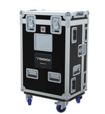 ProX XSM-DIGQ112DHWLMA Flight Case for DiGiCo Quantum 112 with Doghouse, Monitor Arm and Laptop Support