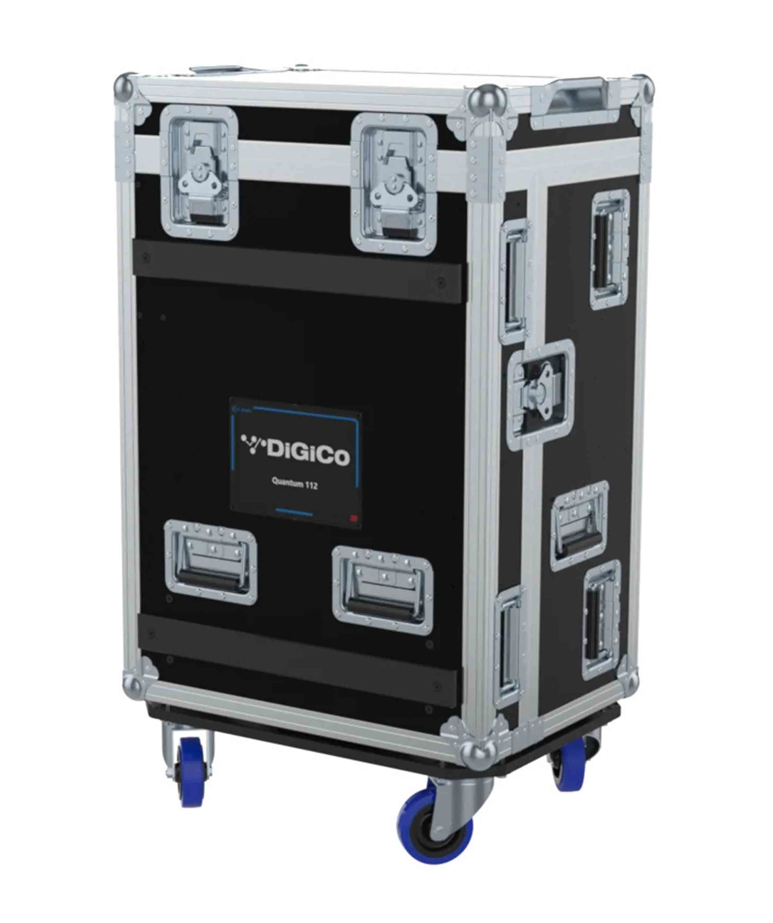 ProX XSM-DIGQ112DHWLMA Flight Case for DiGiCo Quantum 112 with Doghouse, Monitor Arm and Laptop Support