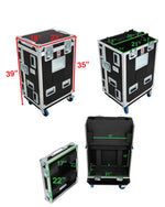 ProX XSM-DIGQ112DHWLMA Flight Case for DiGiCo Quantum 112 with Doghouse, Monitor Arm and Laptop Support