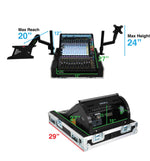 ProX XSM-DIGQ112DHWLMA Flight Case for DiGiCo Quantum 112 with Doghouse, Monitor Arm and Laptop Support