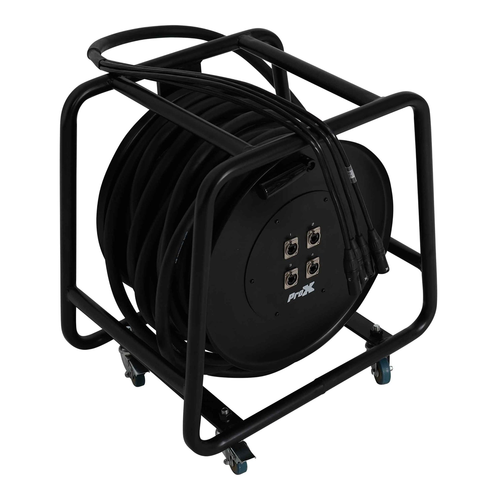 ProX XC-SBCAT6150X4DRUM 150 ft Shielded Cat6 Cable Reel 4-Line F, UTP, 24 AWG