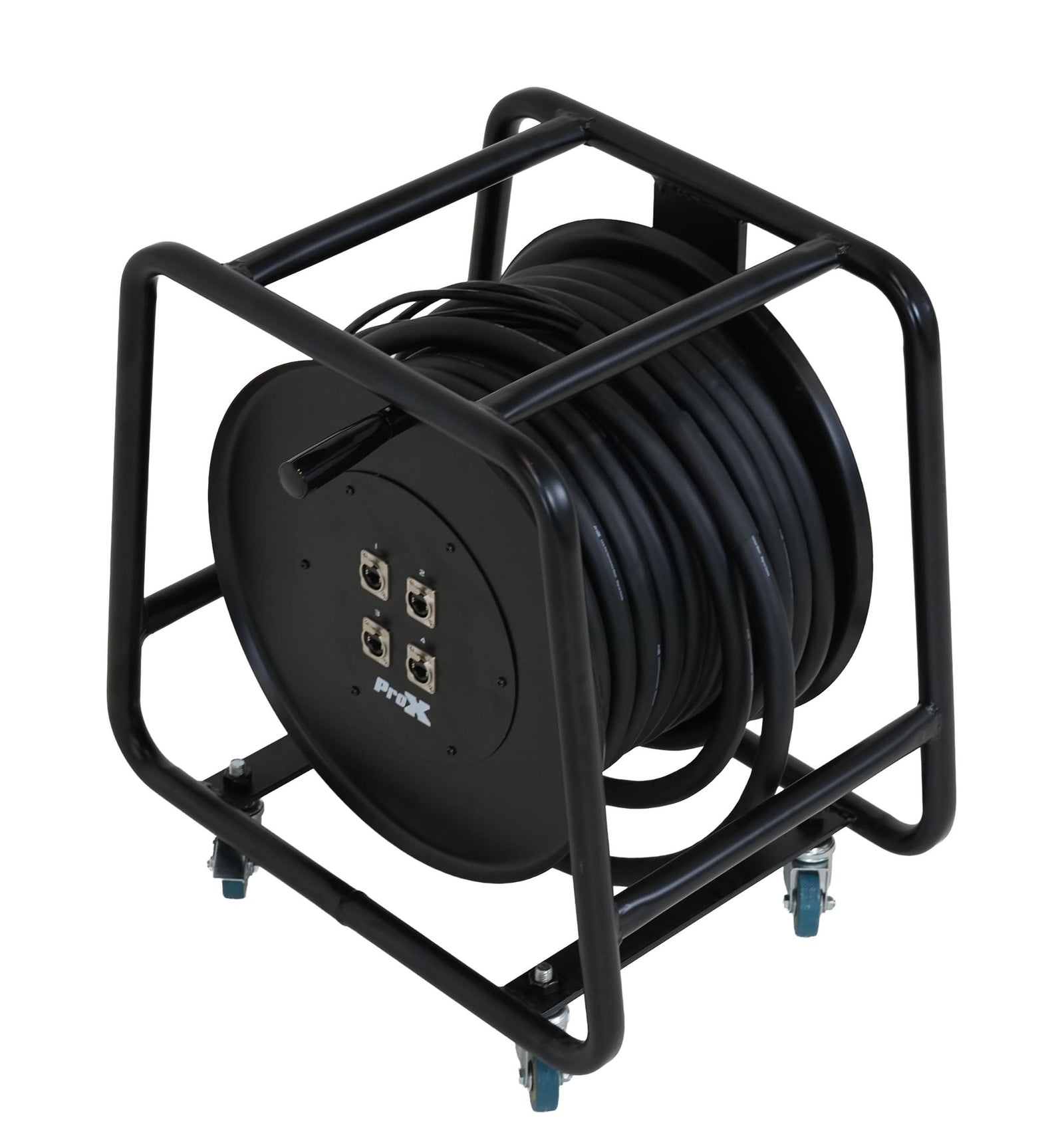 ProX XC-SBCAT6100X4DRUM 100 ft Shielded Cat6 Cable Reel 4-Line F, UTP, 24 AWG