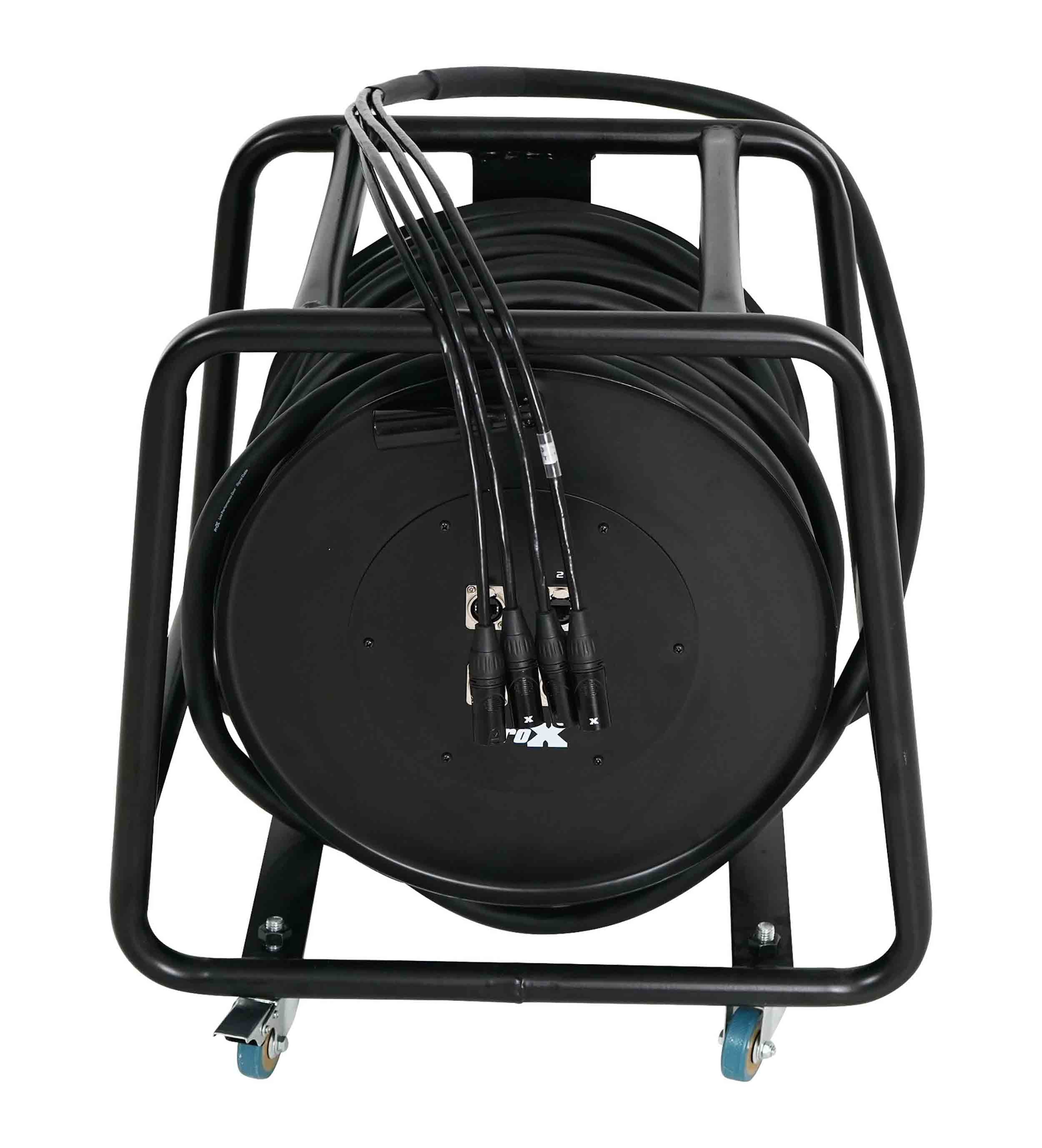 ProX XC-SBCAT6100X4DRUM 100 ft Shielded Cat6 Cable Reel 4-Line F, UTP, 24 AWG