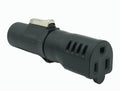 ProX XC-ADTR1MED515R Edison NEMA 5-15R Female to TRUE1 Male Black Locking Power Connector Adapter