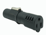 ProX XC-ADTR1MED515R Edison NEMA 5-15R Female to TRUE1 Male Black Locking Power Connector Adapter