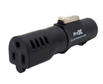 ProX XC-ADTR1MED515R Edison NEMA 5-15R Female to TRUE1 Male Black Locking Power Connector Adapter