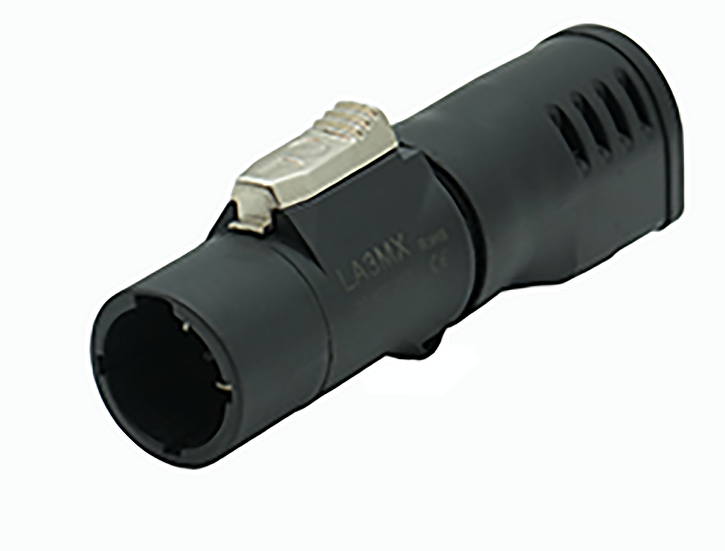 ProX XC-ADTR1MED515R Edison NEMA 5-15R Female to TRUE1 Male Black Locking Power Connector Adapter