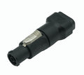 ProX XC-ADTR1FIEC IEC C14 Female to True1 Female Black Locking Connector Power Coupler Adapter