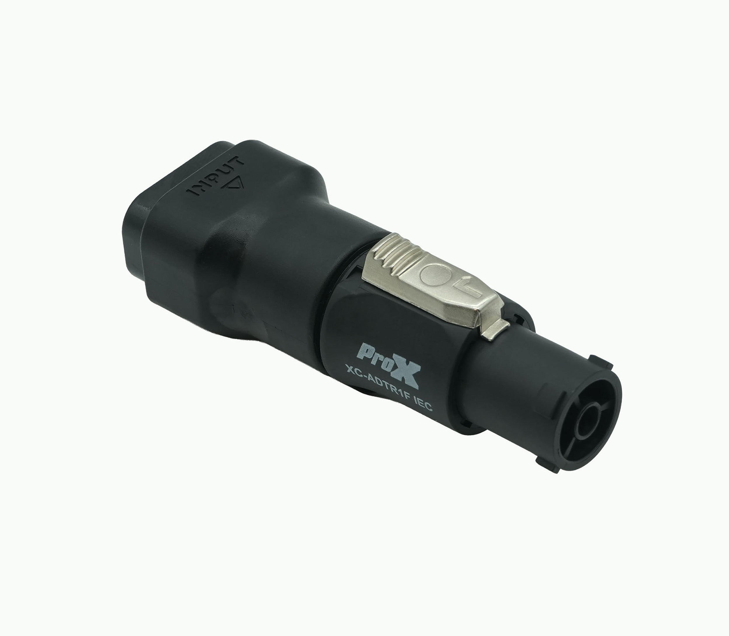 ProX XC-ADTR1FIEC IEC C14 Female to True1 Female Black Locking Connector Power Coupler Adapter