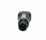 ProX XC-ADTR1FIEC IEC C14 Female to True1 Female Black Locking Connector Power Coupler Adapter