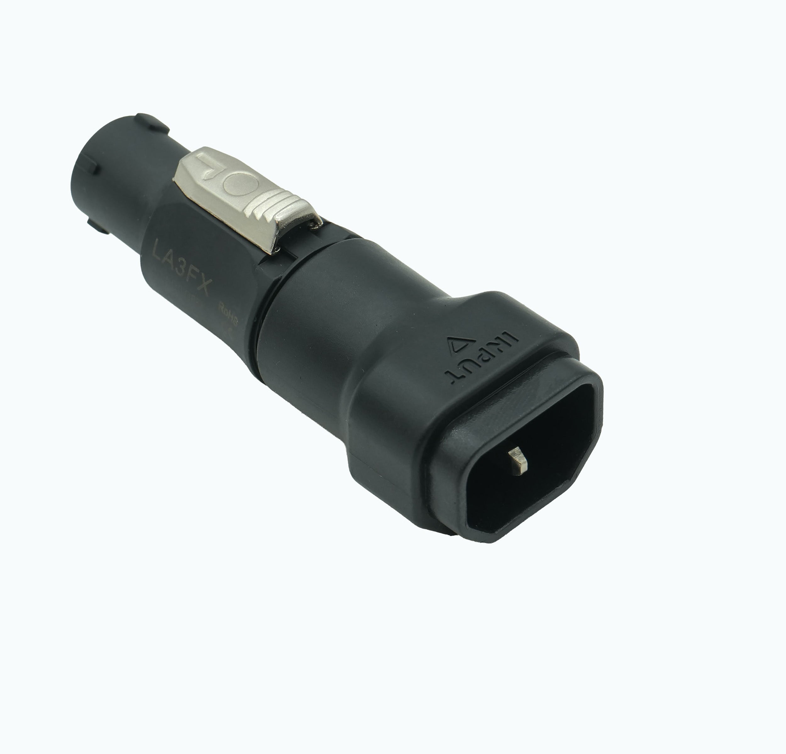 ProX XC-ADTR1FIEC IEC C14 Female to True1 Female Black Locking Connector Power Coupler Adapter
