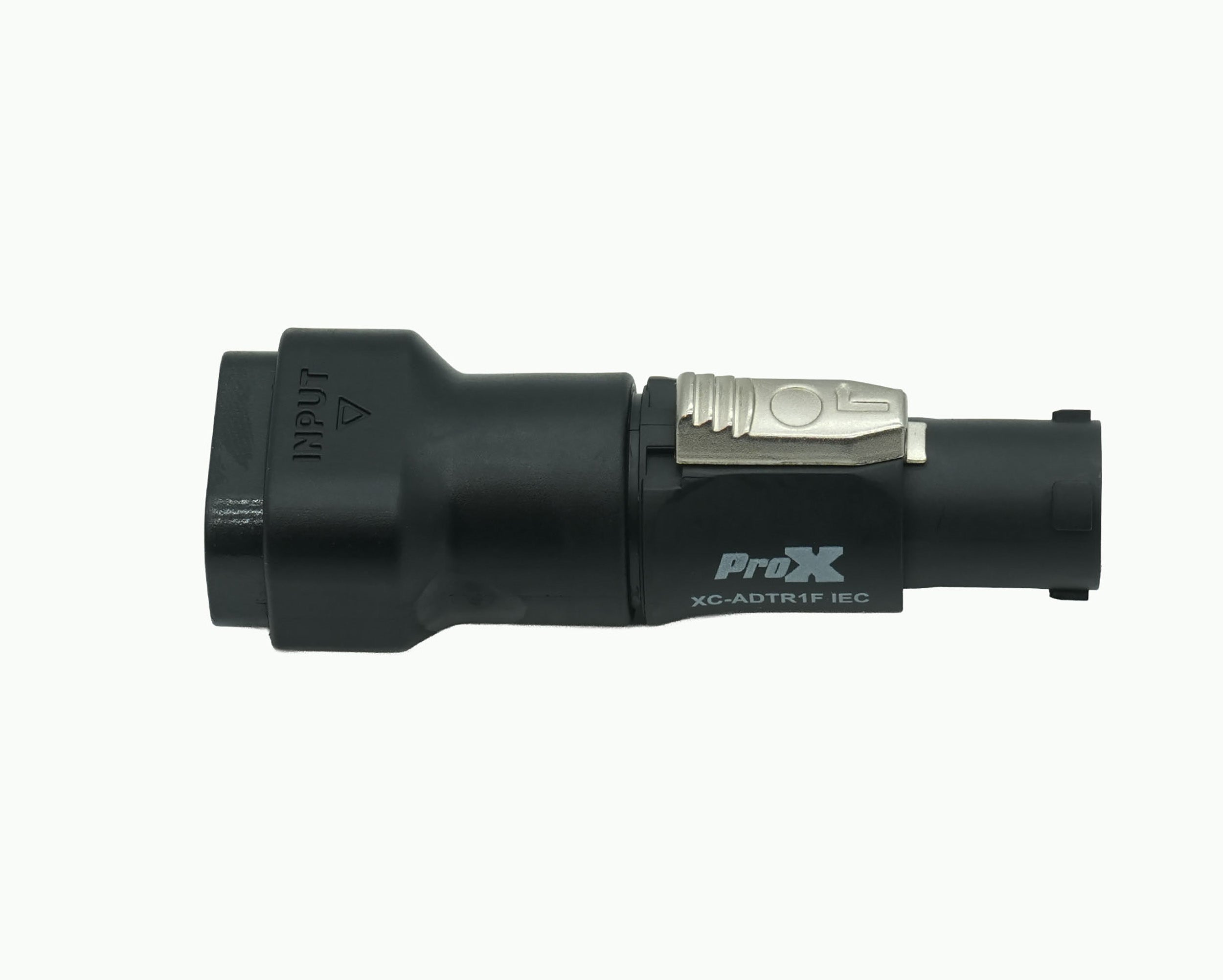 ProX XC-ADTR1FIEC IEC C14 Female to True1 Female Black Locking Connector Power Coupler Adapter