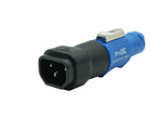 ProX XC-ADPWCFIEC IEC C14 Female to PowerCON Female Blue Locking Connector Power Coupler Adapter