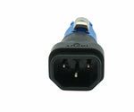 ProX XC-ADPWCFIEC IEC C14 Female to PowerCON Female Blue Locking Connector Power Coupler Adapter