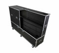 ProX XS-LCD80100WX2 Universal Dual Monitor and TV Flight Case Adjustable for 80"–100" Flat Panel LED and LCD Displays with 4 Casters