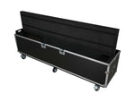 ProX XS-LCD80100WX2 Universal Dual Monitor and TV Flight Case Adjustable for 80"–100" Flat Panel LED and LCD Displays with 4 Casters