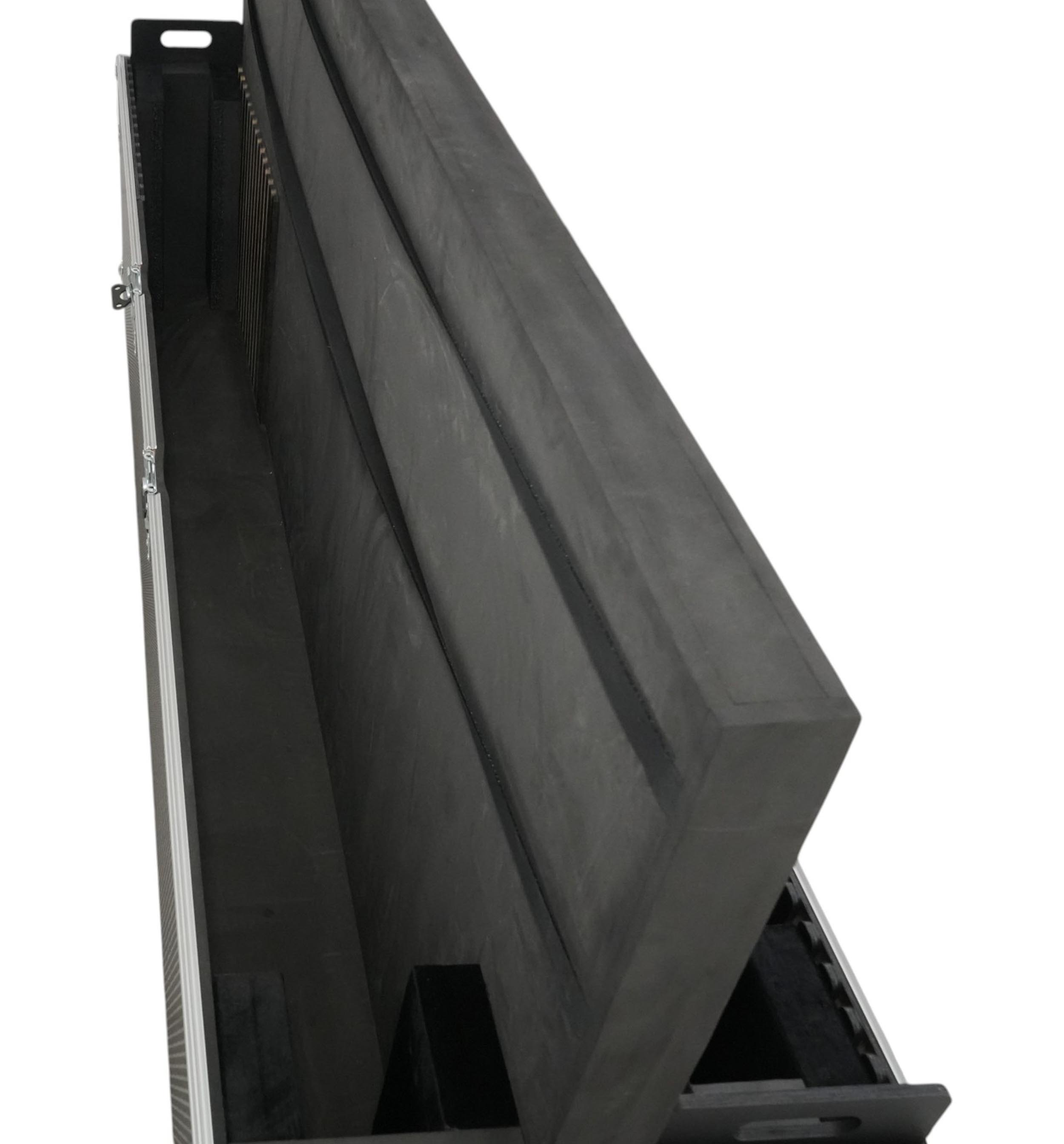 ProX XS-LCD80100WX2 Universal Dual Monitor and TV Flight Case Adjustable for 80"–100" Flat Panel LED and LCD Displays with 4 Casters