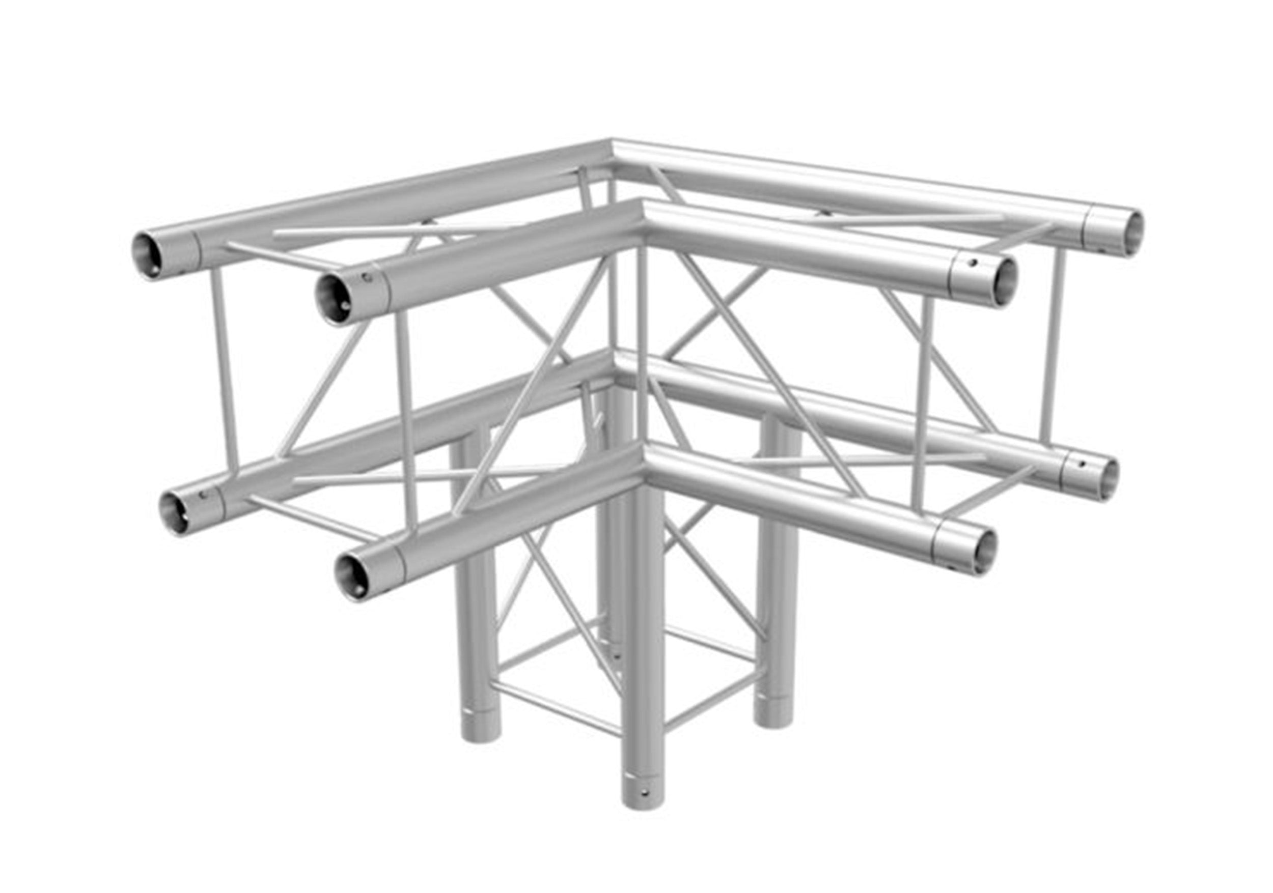 Global Truss SQ-F24-C30, 90-Degree F24 Corner - 3-Way