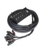 ProX XC-SB84XLR25 25 Ft XLR Stage Box Snake 8 XLR-F Inputs and 4 XLR-M Effects Returns