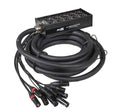 ProX XC-SB8XLR2CAT25 25 Ft. XLR Stage Box Snake 8 XLR-F Send Inputs and 2 CAT6 Connections