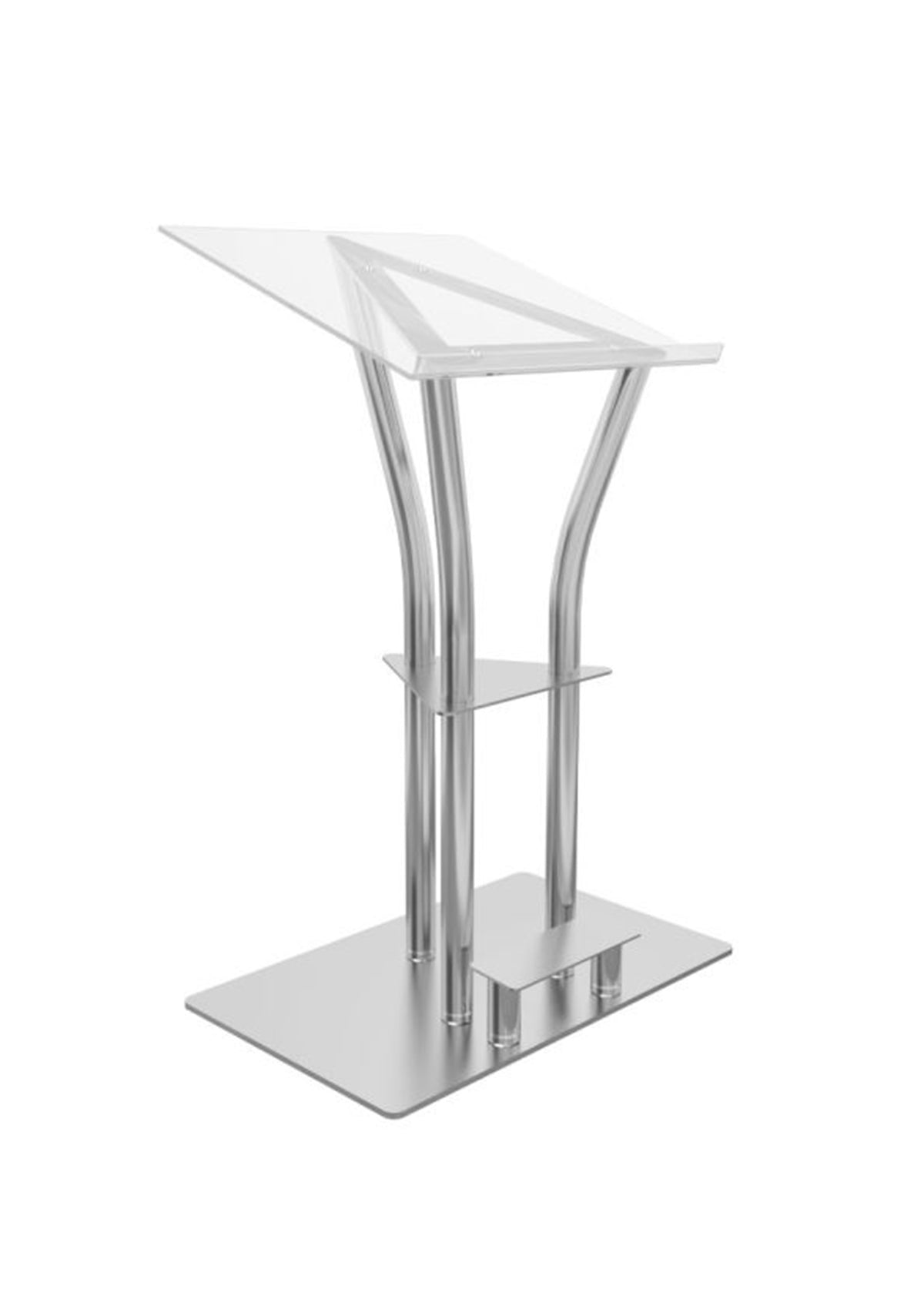 Global Truss DT-Ergo-Lectern, Aluminum Lectern with Acrylic Top