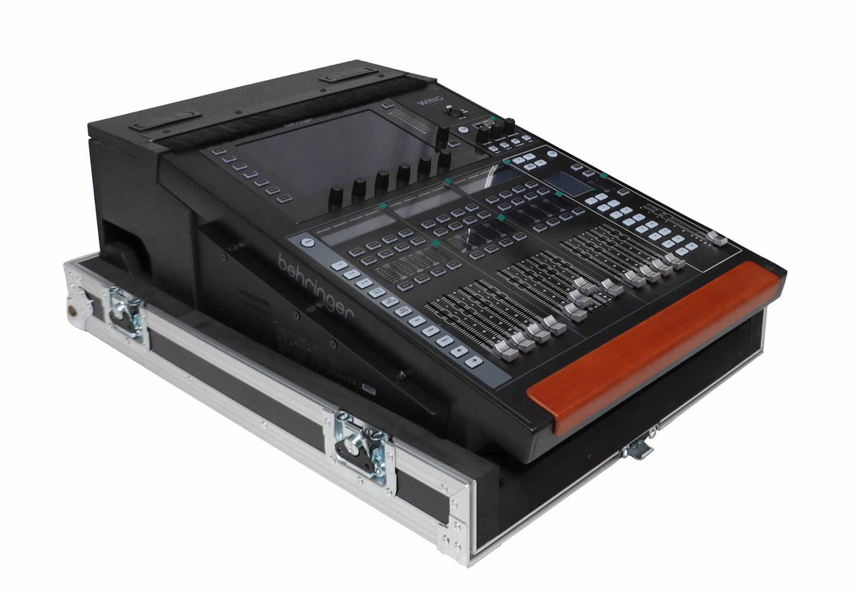ProX XS-BWINGCOMPACTDHW ATA Flight Case for Behringer WING Compact Doghouse Compartment and Caster Wheels