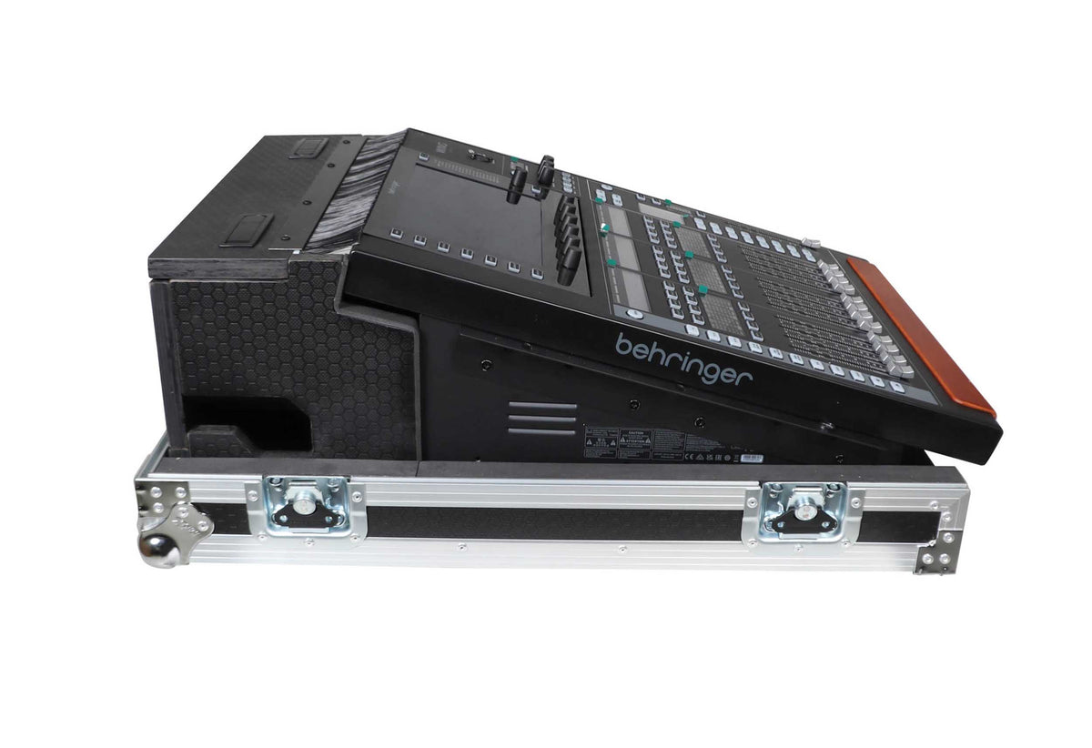 ProX XS-BWINGCOMPACTDHW ATA Flight Case for Behringer WING Compact Doghouse Compartment and Caster Wheels