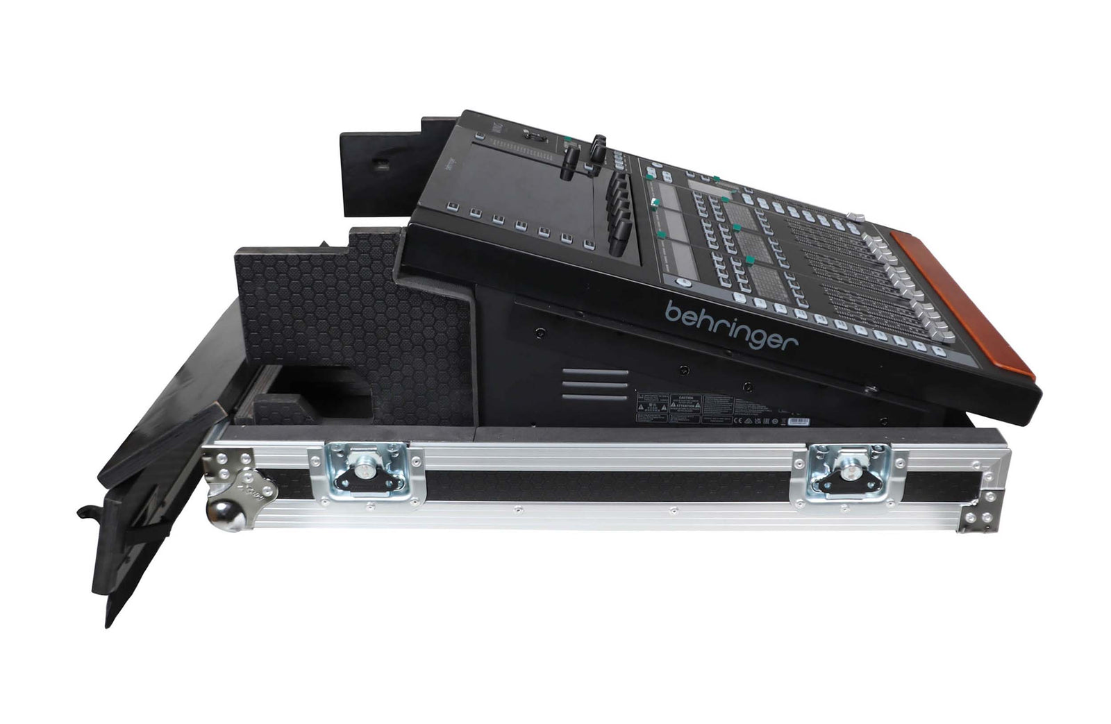 ProX XS-BWINGCOMPACTDHW ATA Flight Case for Behringer WING Compact Doghouse Compartment and Caster Wheels