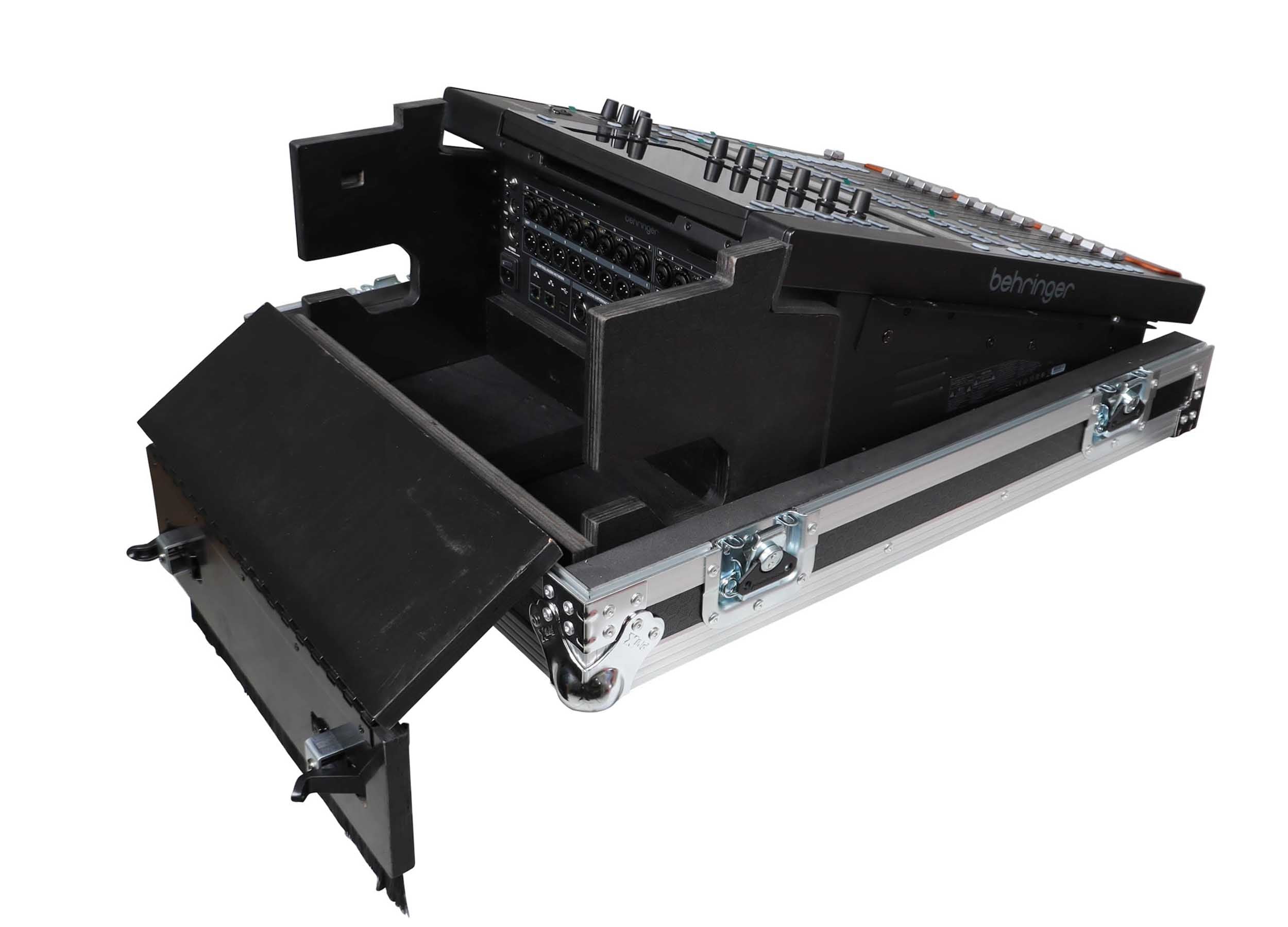 ProX XS-BWINGCOMPACTDHW ATA Flight Case for Behringer WING Compact Doghouse Compartment and Caster Wheels