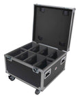 ProX XS-PARU48W Par Can Universal Utility Case with 4 Wheels Holds 4 Large or 8 Slim LED Par Lights